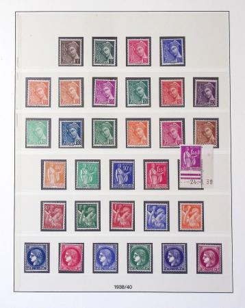 1849-2009 Collection avec multiples de timbres de France
