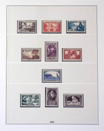 1849-2009 Collection avec multiples de timbres de France