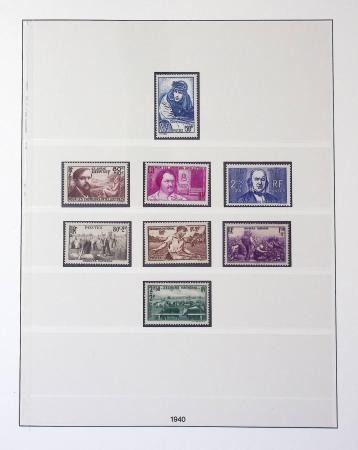 1849-2009 Collection avec multiples de timbres de France