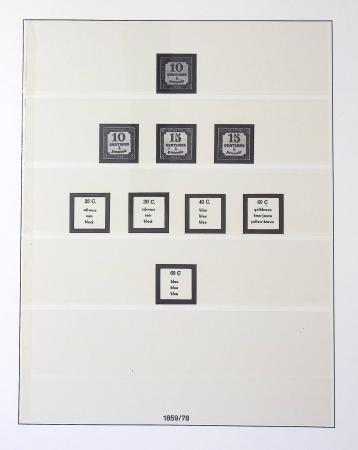 1849-2009 Collection avec multiples de timbres de France