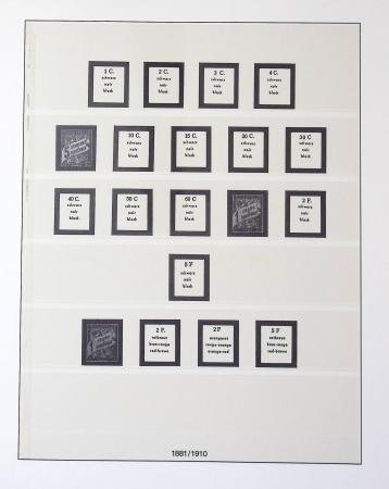1849-2009 Collection avec multiples de timbres de France