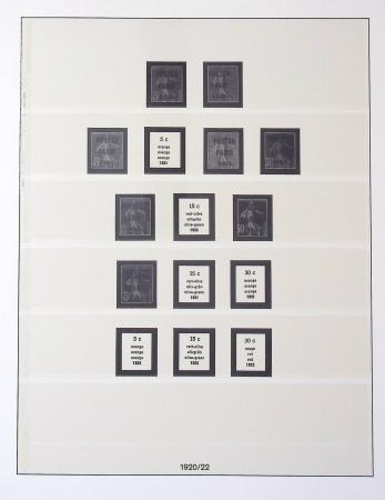 1849-2009 Collection avec multiples de timbres de France