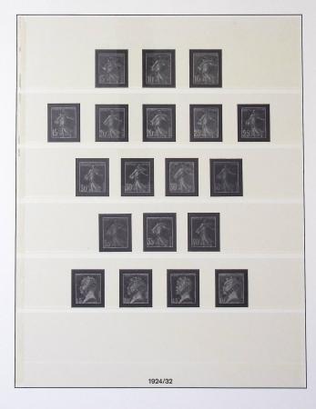 1849-2009 Collection avec multiples de timbres de France