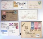 1798-1935, Lot of 13 covers and covers from Pre-stamp
