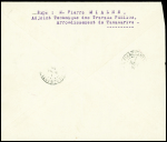 Madagascar PA1 OBL Tananarive (28.10.36) sur lettre pour Fianarantsoa (voyage d'études) avec signature de Jean Assollant (Muller n°91). TB