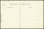 Carte postale "monoplan Canard, entièrement métallique du lieutenant Blard" avec signature "D.Blard". TB