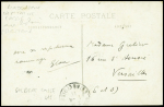 N°138 OBL Mourmelon le Grand Marne (31.3.11) sur CP photo : le capitaine Casse sur biplan Farman avec signature "G.Casse". TB