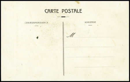 CP "Le célèbre aviateur civil et militaire Lucien Deneau" avec sa signature (25 aout 1912). TB