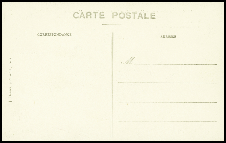 Carte postale "Le monoplan Hanriot piloté par Marcel Hanriot" avec signature (M.Hanriot, agé de 16 ans était le plus jeune pilote). TB
