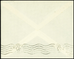 Maurice n°148 + 150 OBL CAD "Général post office Mauritius" (20.1.37) sur lettre pour Paris avec griffe noire