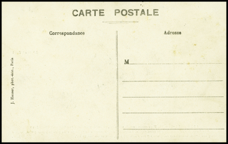Carte postale "Biplan H.Farman (modèle militaire) piloté par le lieutenant Mailfert" avec signature "G. Legagneux". TB