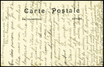 Carte postale "Le roi de l'air - Pégoud sur son appareil" avec signature au tampon "A.Pegoud". Rare et TB