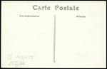 Carte postale "Le Crotoy - l'aviateur Poulet bouclant la boucle sur biplan Caudron" avec signature "E.Poulet". TB
