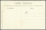 Carte postale "Nantes aviation 14-21 aout 1910 - l'aviateur Simon et son monoplan Blériot" (n°77) avec signature de René Simon. TB