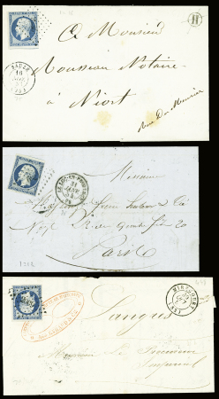53 lettres AFF n°10 dont 3 paires, TB