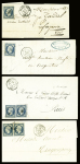 53 lettres AFF n°10 dont 3 paires, TB