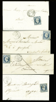 53 lettres AFF n°10 dont 3 paires, TB