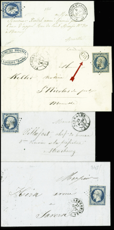 53 lettres AFF n°10 dont 3 paires, TB