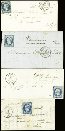 53 lettres AFF n°10 dont 3 paires, TB