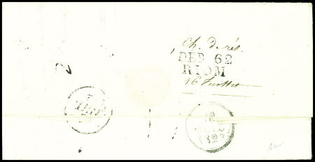 PUY-DE-DOME MP "Deb 62 Riom" (1827), ind 17, signée Baudot. TB