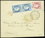 Lettre autographe de Francis GARNIER pour la princesse de Caraman-Chimay en Belgique, très probablement écrite à son arrivée au TONKIN (Haiphong)