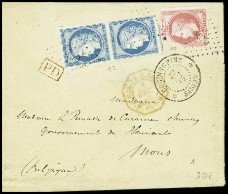 Lettre autographe de Francis GARNIER pour la princesse de Caraman-Chimay en Belgique, très probablement écrite à son arrivée au TONKIN (Haiphong)