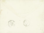 CG n°9 + 34; double port par 30c Napoléon et 20c Sage OBL Haiphong 25/05/1881, au tarif civil (plus rare que militaire), transit Modane à Paris, arrivée le 18