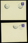 7 lettres AFF timbres de la base navale italienne de Bordeaux OBL de complaisance "Forze Subacquee italiane in Atlantico" (30.11.43 - 27.12.43 - 10.11.43)