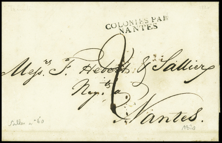 Lettre de Trinidad pour Nantes (1820) (texte: "Notre commerce avec la côte d'Afrique pour la traite des nègres ayant cessé, il n'y a plus rien à faire dans ce genre"