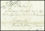 Lettre de Vitoria avec MP "n°21 arm. Française en Espagne" (1810). TB