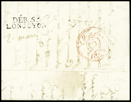 MOSELLE MP "Deb 55 Longuyon" (1823), ind 14. TB