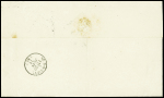 2 lettres : n°36 en paire OBL étoile 9 + CAD "Paris R. Montaigne" (19 juin 1871) et n°36 en paire OBL étoile évidée + CAD "Paris (60)" (7 juin 71). TB