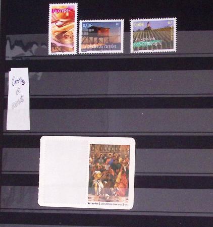 1849-2002, Collection de France en 3 classeurs Vert,