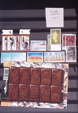 1849-2002, Collection de France en 3 classeurs Vert,