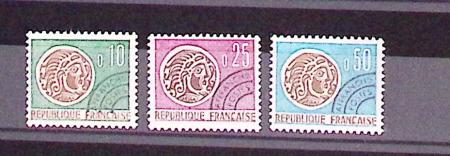 1849-2002, Collection de France en 3 classeurs Vert,