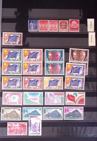 1849-2002, Collection de France en 3 classeurs Vert,
