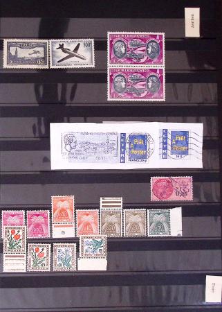 1849-2002, Collection de France en 3 classeurs Vert,