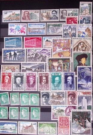 1849-2002, Collection de France en 3 classeurs Vert,