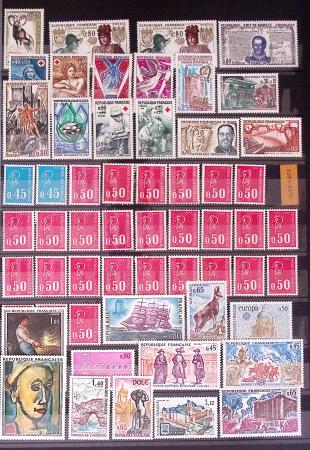 1849-2002, Collection de France en 3 classeurs Vert,