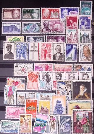 1849-2002, Collection de France en 3 classeurs Vert,