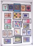 1849-2002, Collection de France en 3 classeurs Vert,