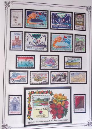 1849-2002, Collection de France en 3 classeurs Vert,