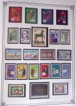 1849-2002, Collection de France en 3 classeurs Vert,