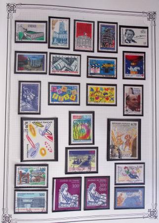 1849-2002, Collection de France en 3 classeurs Vert,