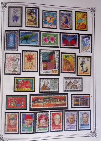 1849-2002, Collection de France en 3 classeurs Vert,