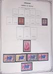 1849-2002, Collection de France en 3 classeurs Vert,