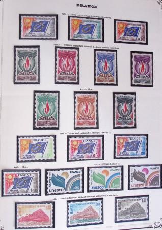 1849-2002, Collection de France en 3 classeurs Vert,
