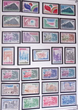 1849-2002, Collection de France en 3 classeurs Vert,