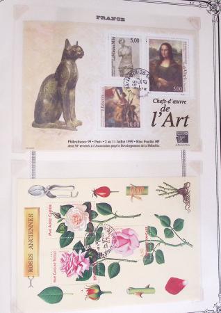 1849-2002, Collection de France en 3 classeurs Vert,
