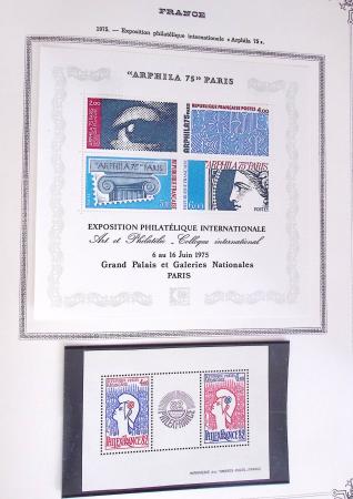 1849-2002, Collection de France en 3 classeurs Vert,